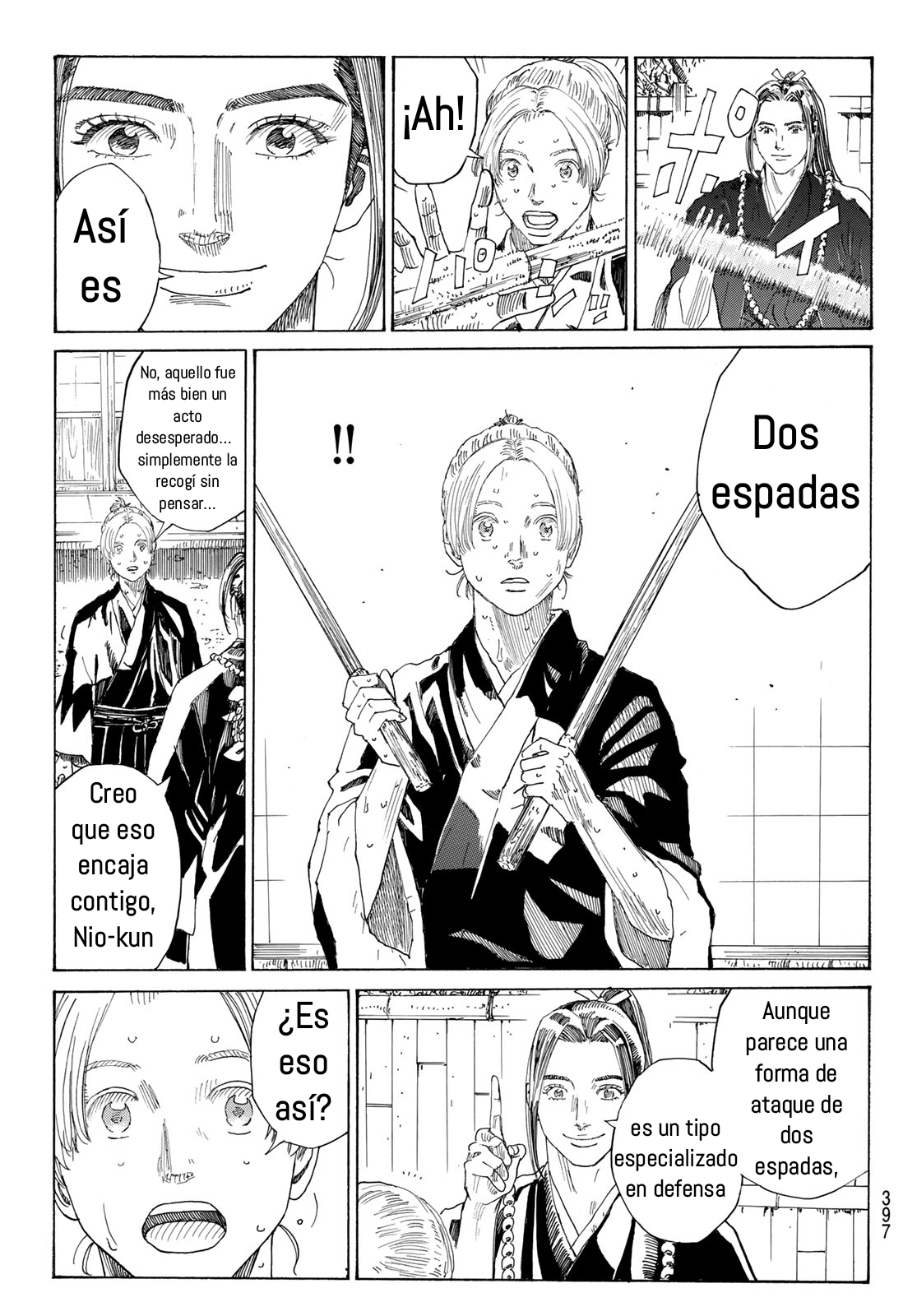 Ao no Miburo —Shinsengumi Hen— Capitulo 7 página 8