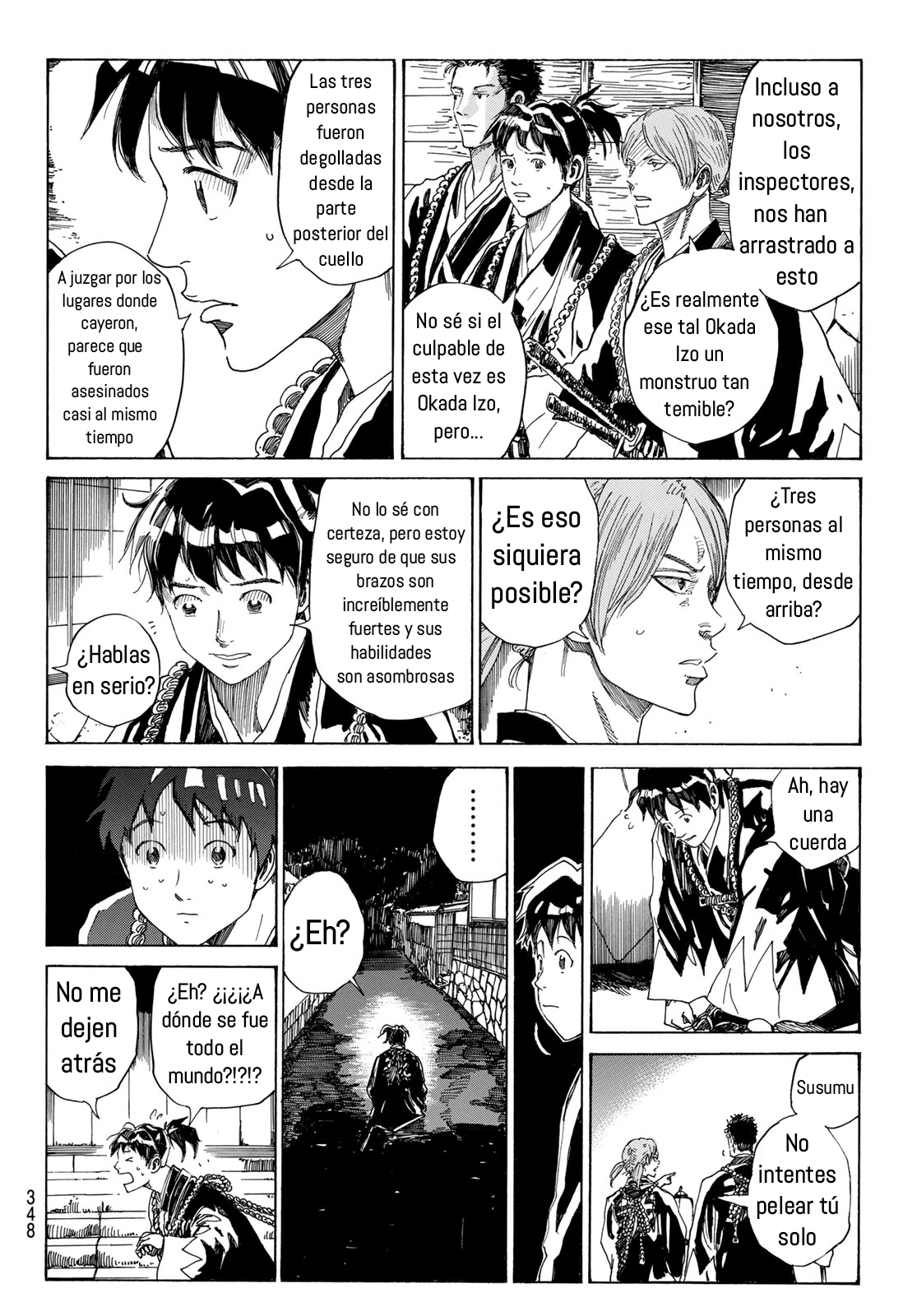 Ao no Miburo —Shinsengumi Hen— Capitulo 8 página 8