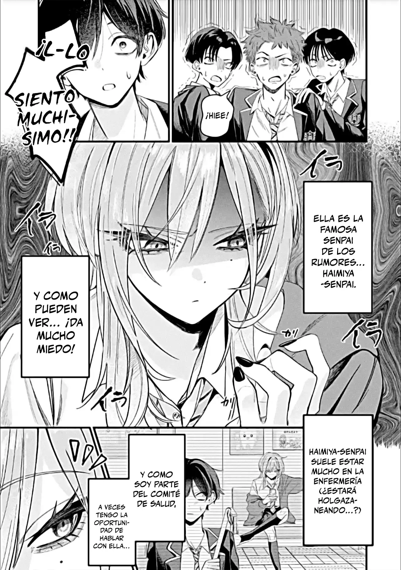 Haimiya Senpai Is Scary and Cute Capitulo 1 página 3