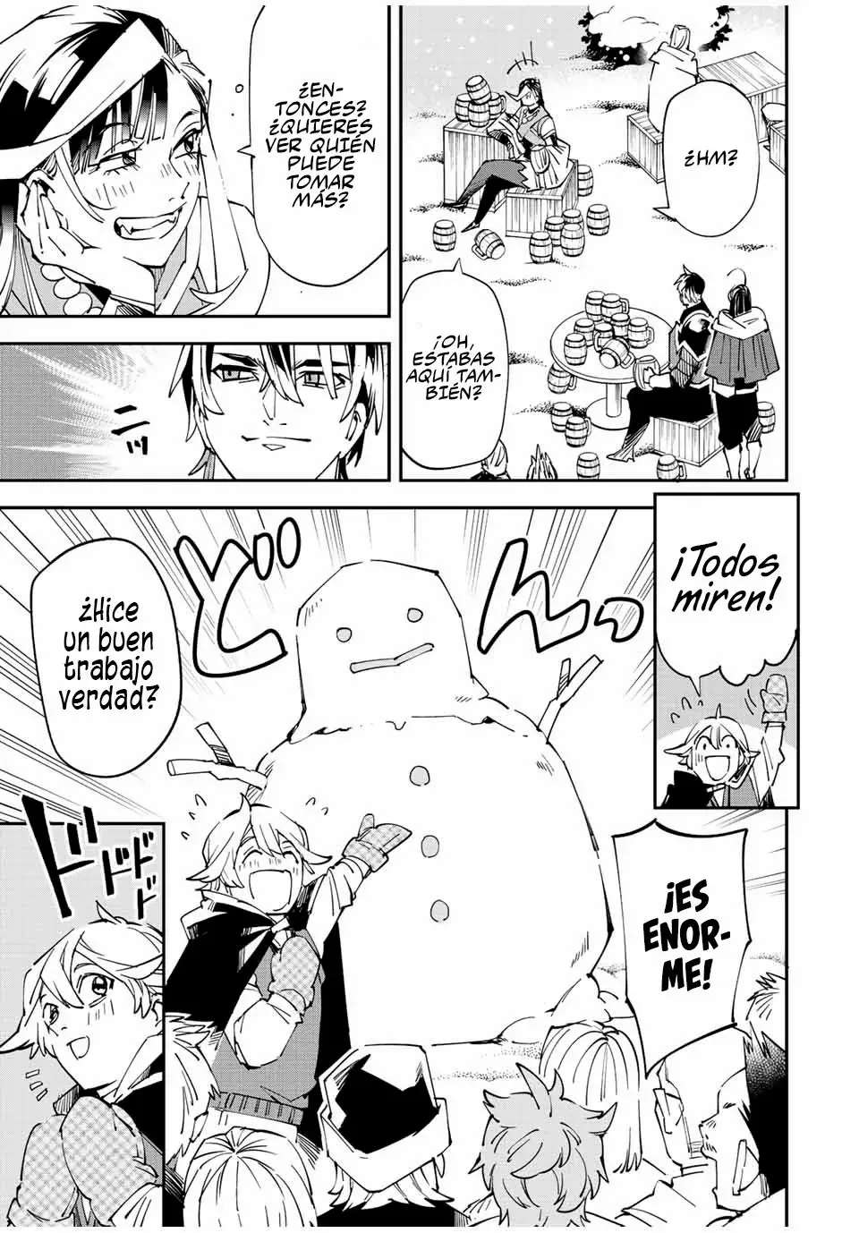 Tensei kizoku kantei sukiru de nariagaru Capitulo 100: Guerra de bolas de nieve página 17
