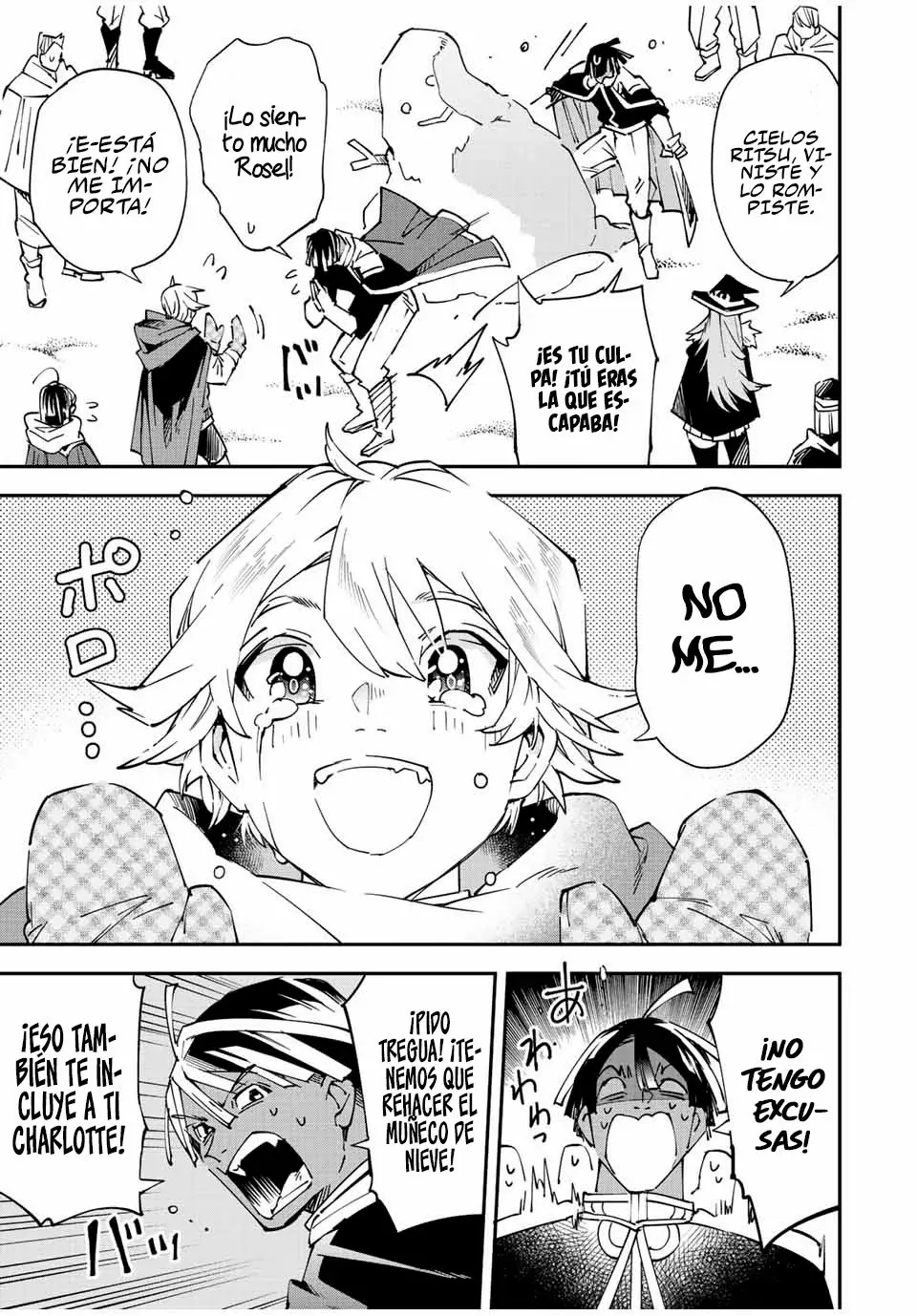 Tensei kizoku kantei sukiru de nariagaru Capitulo 100: Guerra de bolas de nieve página 19