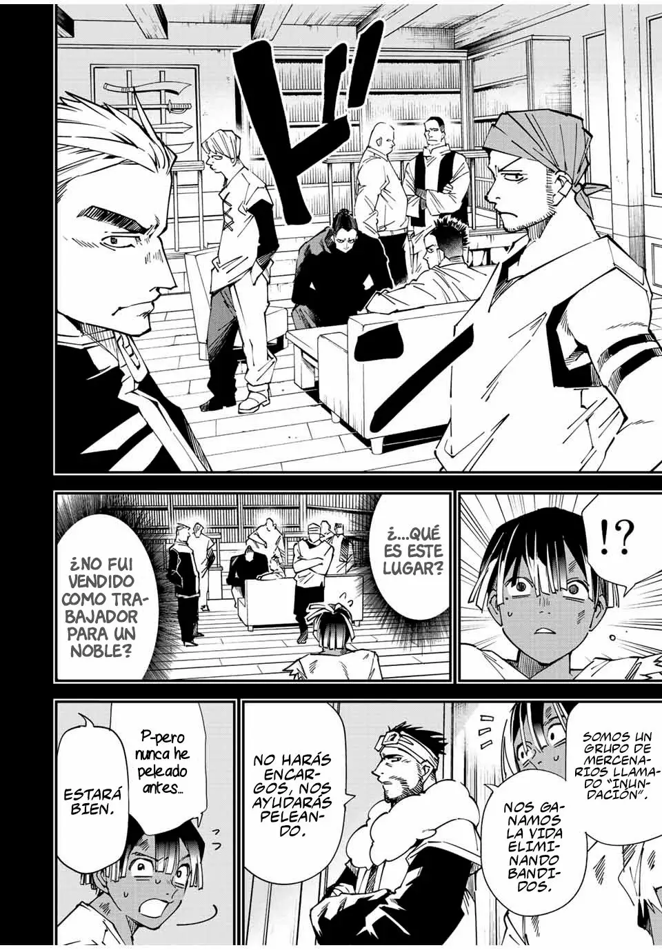 Tensei kizoku kantei sukiru de nariagaru Capitulo 101: Rietz Muses, el mercenario (1) página 8
