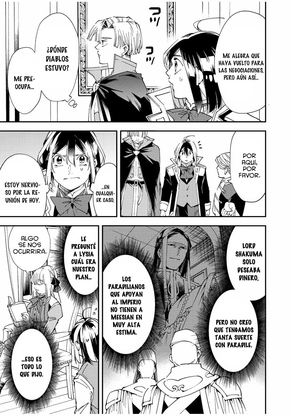 Tensei kizoku kantei sukiru de nariagaru Capitulo 61: Negociaciones con Paradile página 4