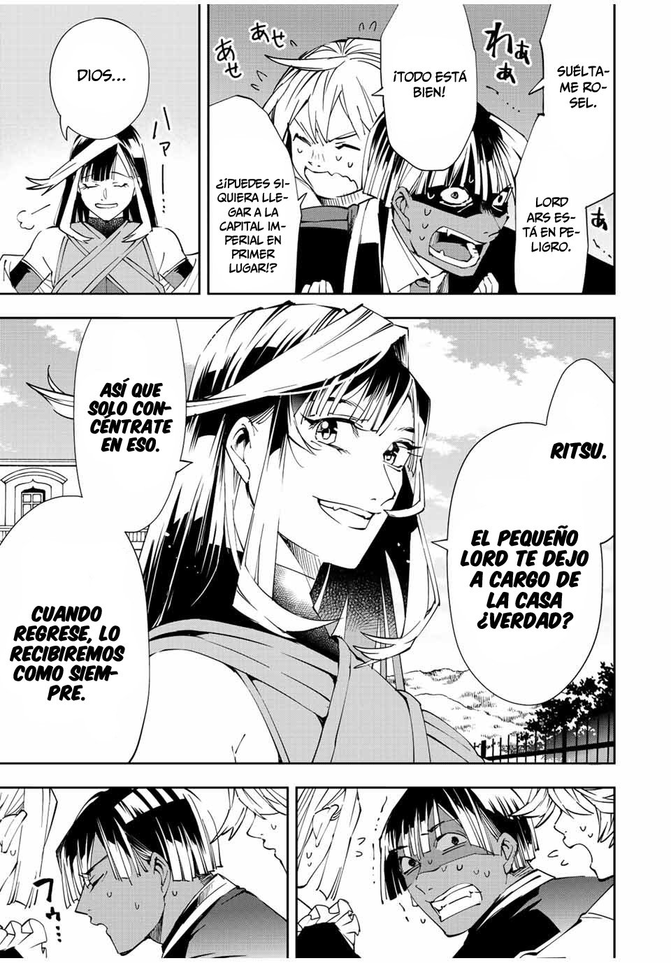 Tensei kizoku kantei sukiru de nariagaru Capitulo 63: La Casa Louvent sin Lord página 8