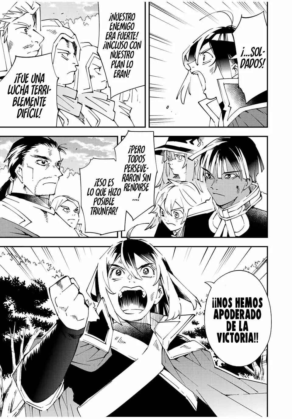 Tensei kizoku kantei sukiru de nariagaru Capitulo 89: Sabiduría contra Valentía página 16
