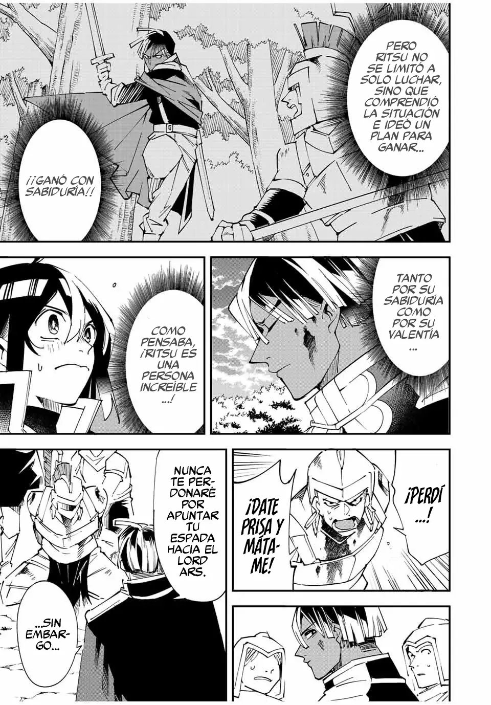 Tensei kizoku kantei sukiru de nariagaru Capitulo 89: Sabiduría contra Valentía página 6