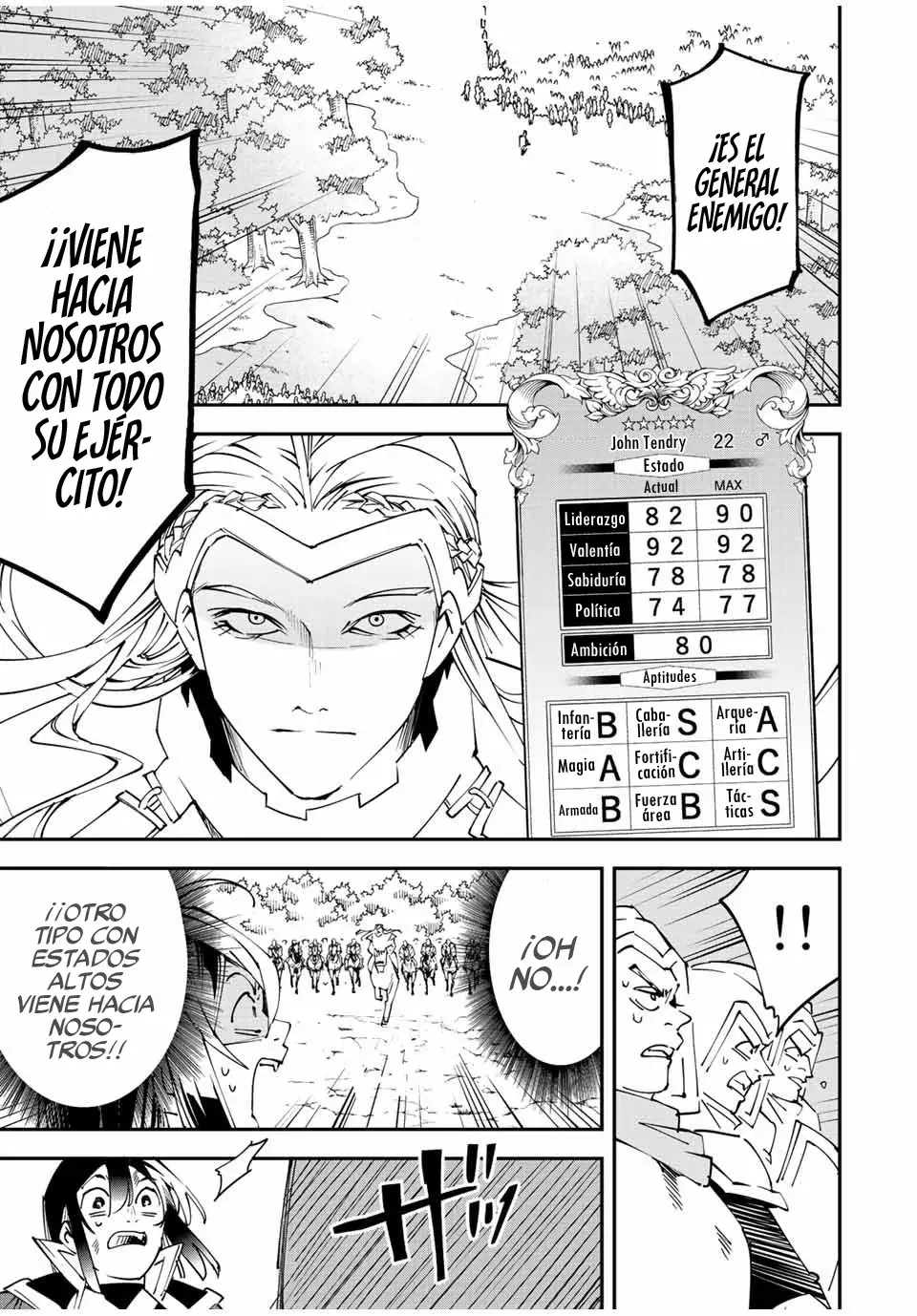 Tensei kizoku kantei sukiru de nariagaru Capitulo 89: Sabiduría contra Valentía página 8