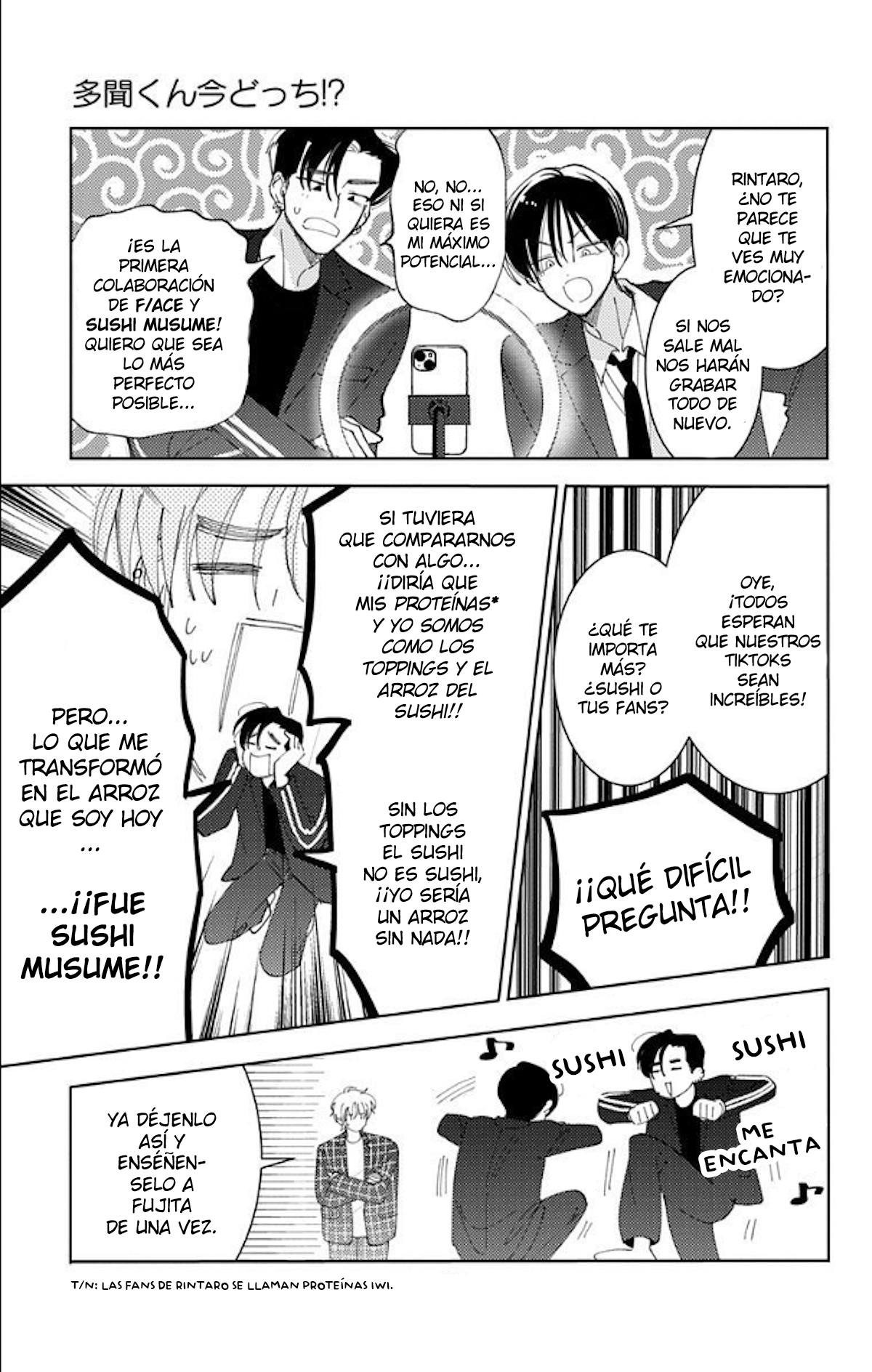 Tamon-kun ima docchi?! Capitulo 61 página 4