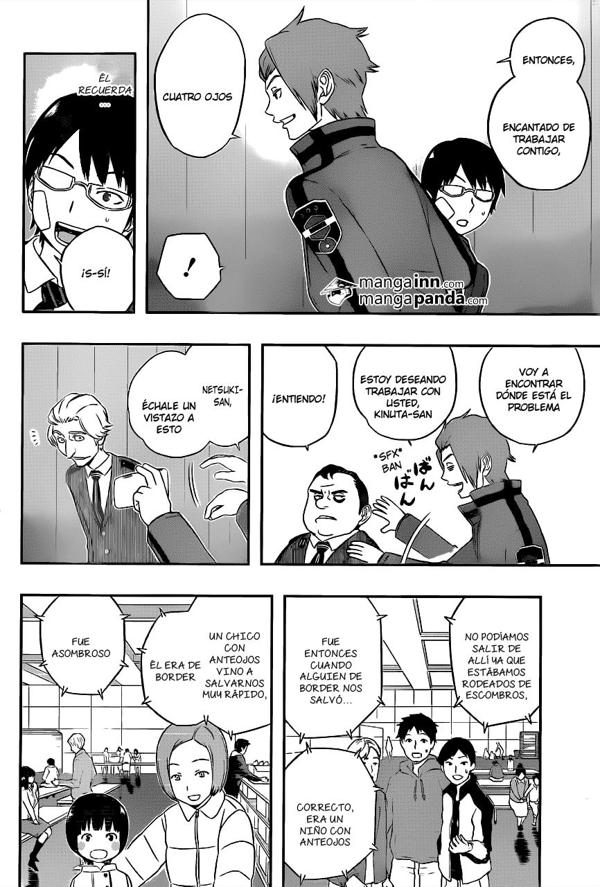 World Trigger Capitulo 10: Los altos mandos de Border página 14