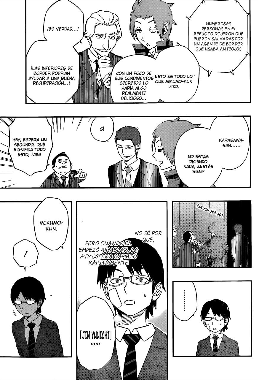 World Trigger Capitulo 10: Los altos mandos de Border página 15