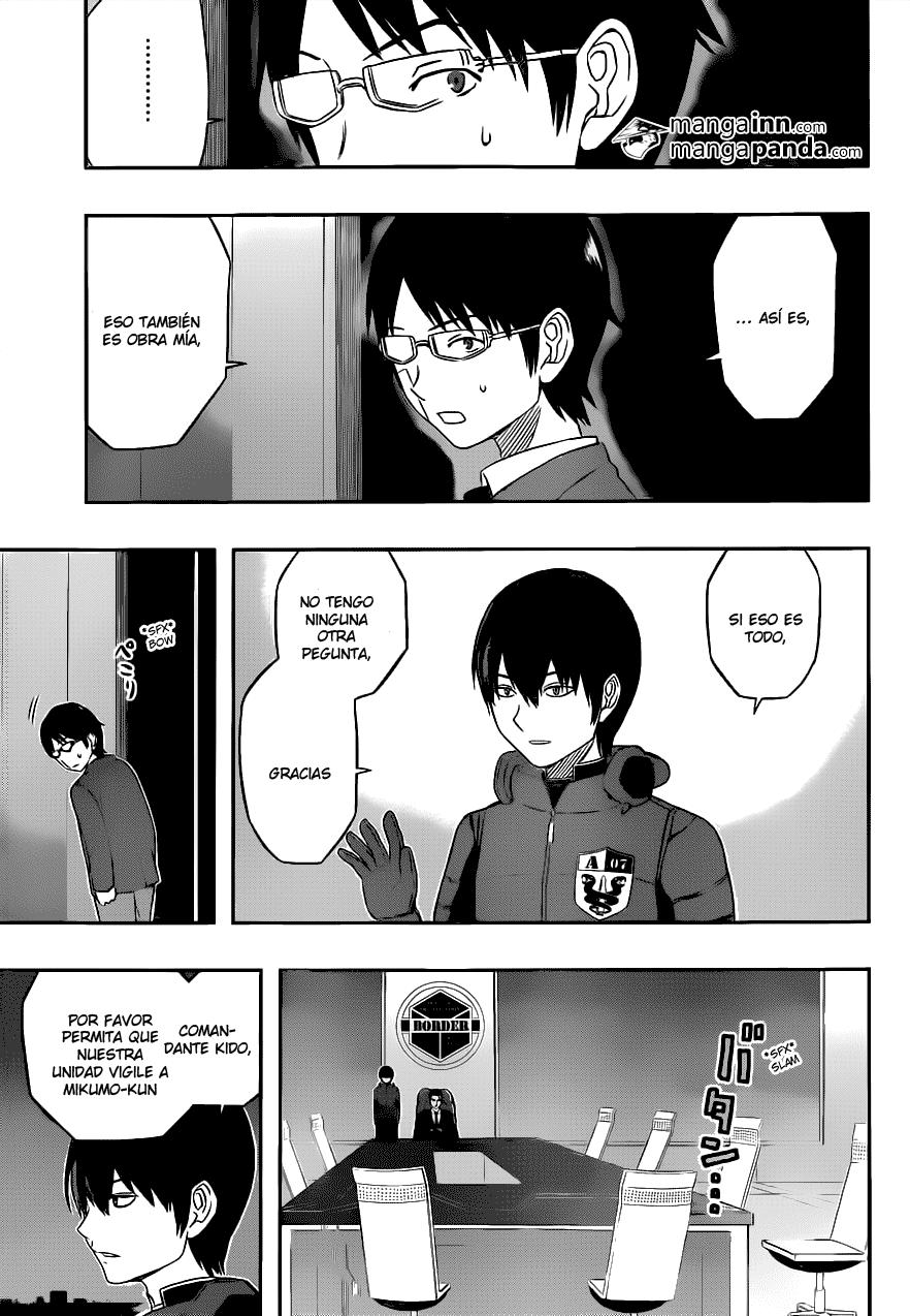World Trigger Capitulo 10: Los altos mandos de Border página 17