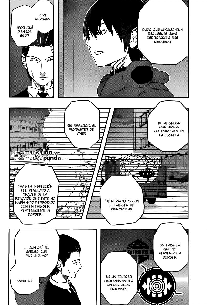 World Trigger Capitulo 10: Los altos mandos de Border página 18