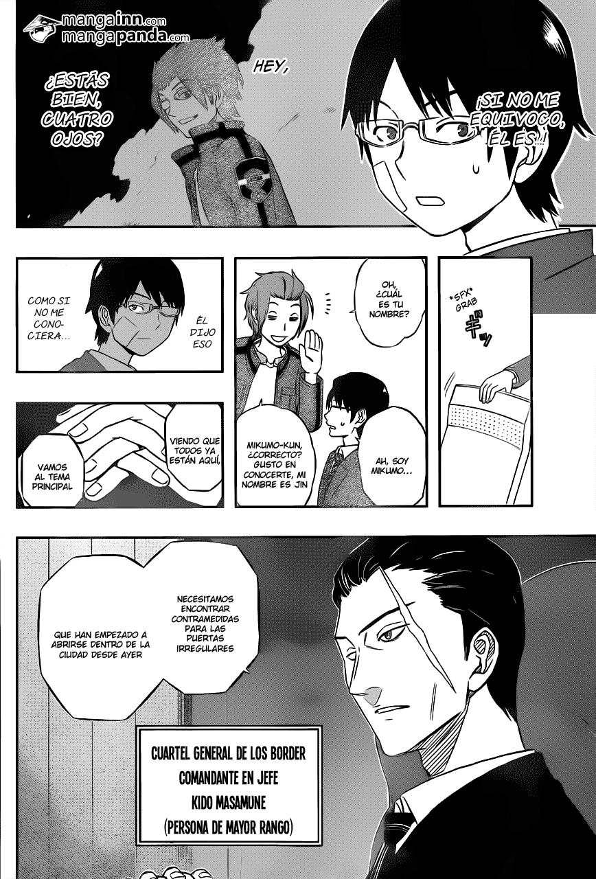 World Trigger Capitulo 10: Los altos mandos de Border página 6