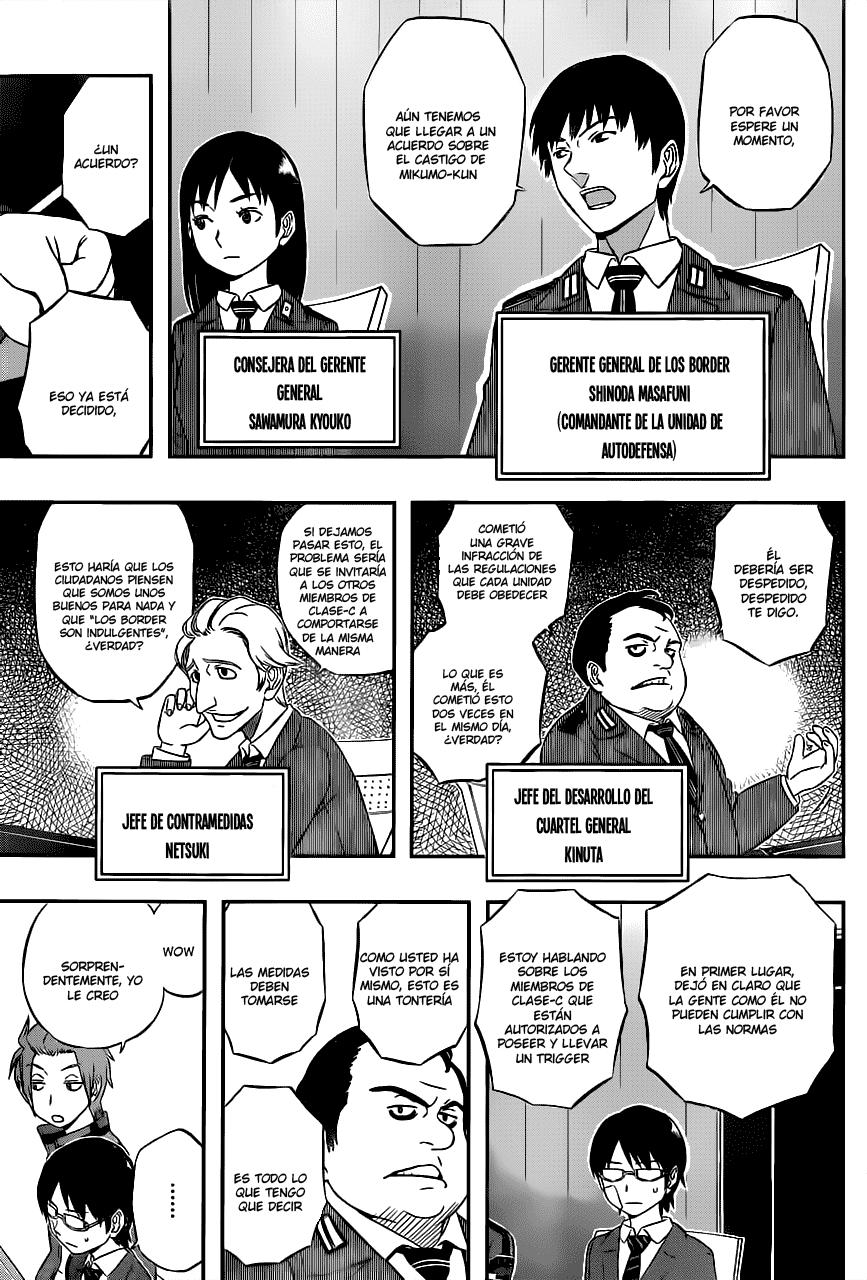 World Trigger Capitulo 10: Los altos mandos de Border página 7