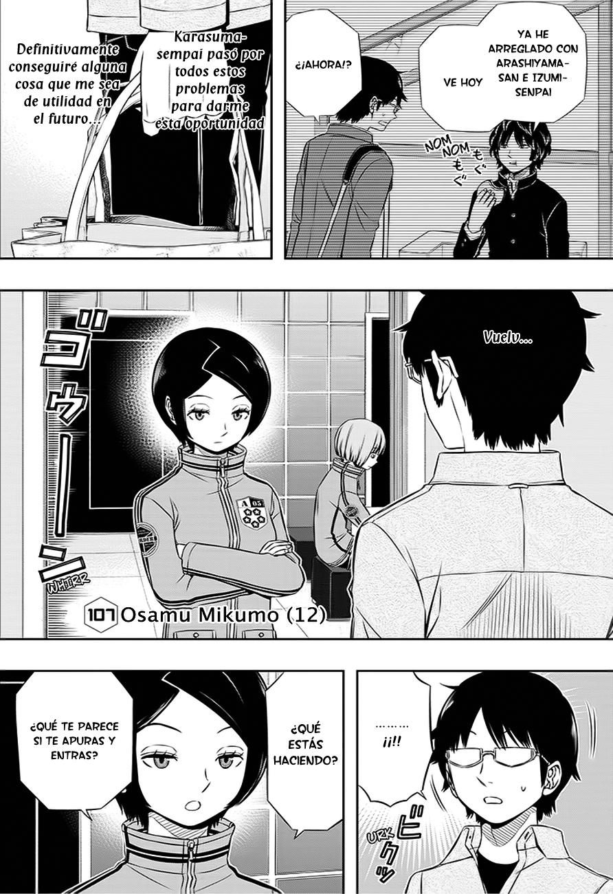 World Trigger Capitulo 107: Mikumo Osamu (12) página 3