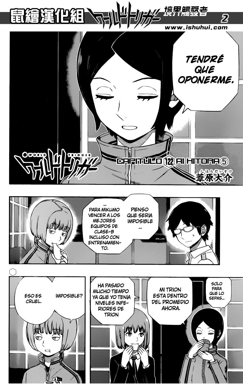 World Trigger Capitulo 122: Ai Kitora 5 página 3