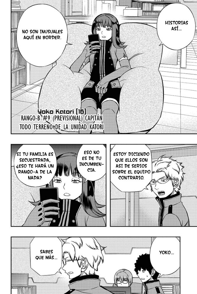 World Trigger Capitulo 137: Escuadrón katori página 10