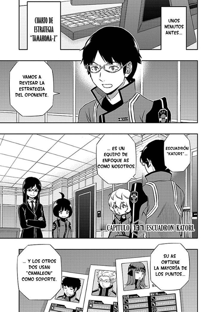 World Trigger Capitulo 137: Escuadrón katori página 3