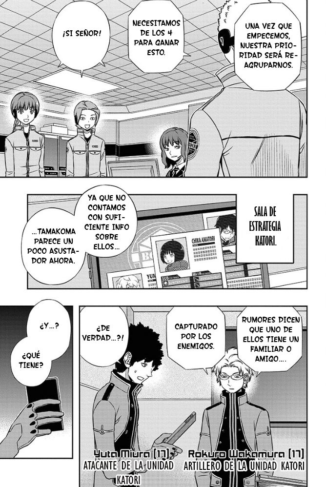 World Trigger Capitulo 137: Escuadrón katori página 9