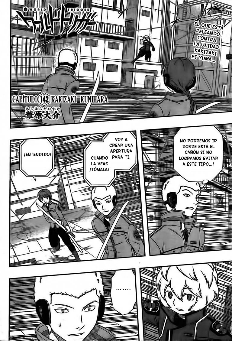 World Trigger Capitulo 142: Kuniharu Kakizaki página 4