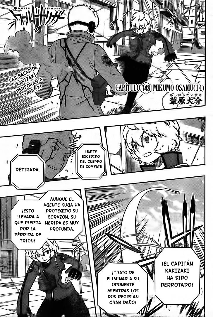 World Trigger Capitulo 143: Osamu Mikumo (14) página 3