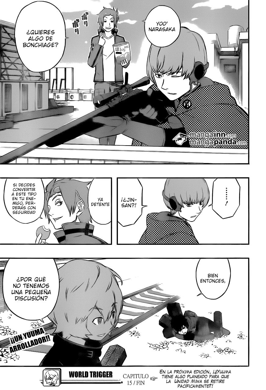 World Trigger Capitulo 15: Unidad Miwa (2) página 19