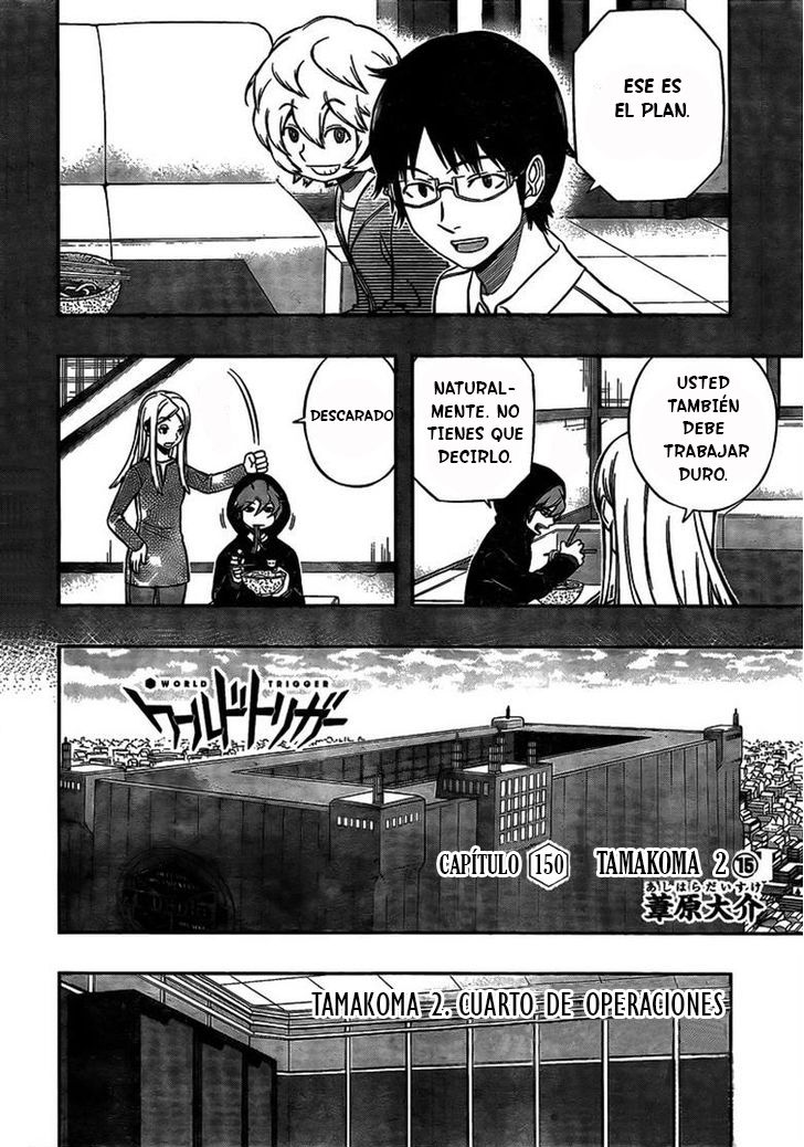 World Trigger Capitulo 150: Tamakoma Second (15) página 6