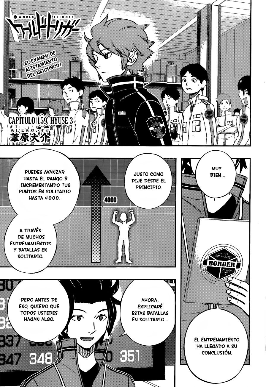 World Trigger Capitulo 159: Hyuse (3) página 4