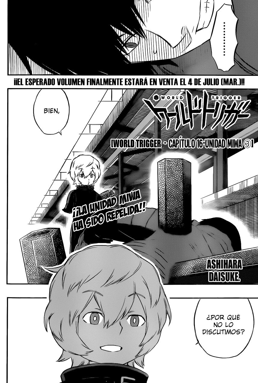 World Trigger Capitulo 16: Unidad Miwa (3) página 3