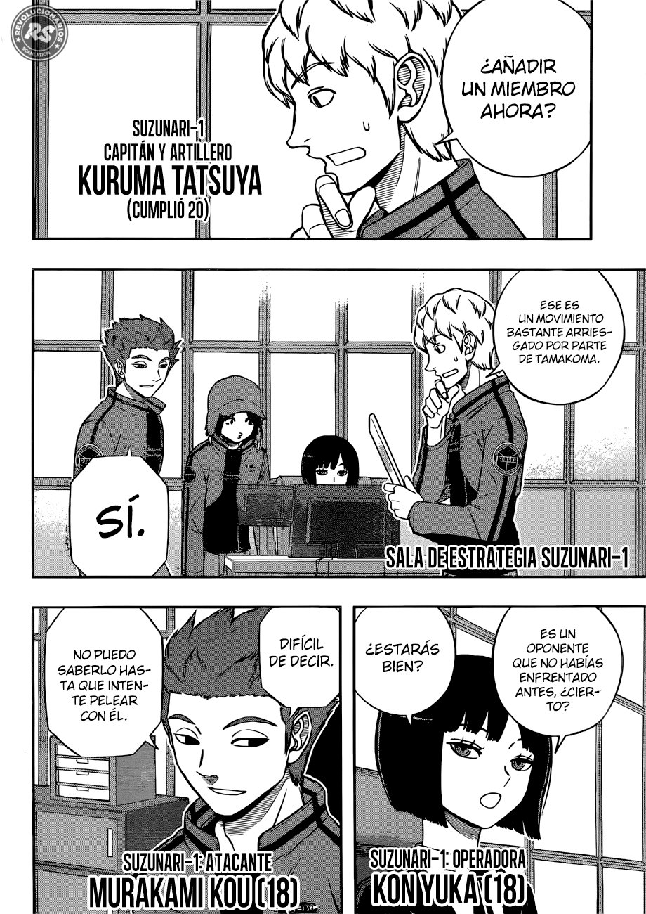 World Trigger Capitulo 165: Osamu Mikumo (16) página 15