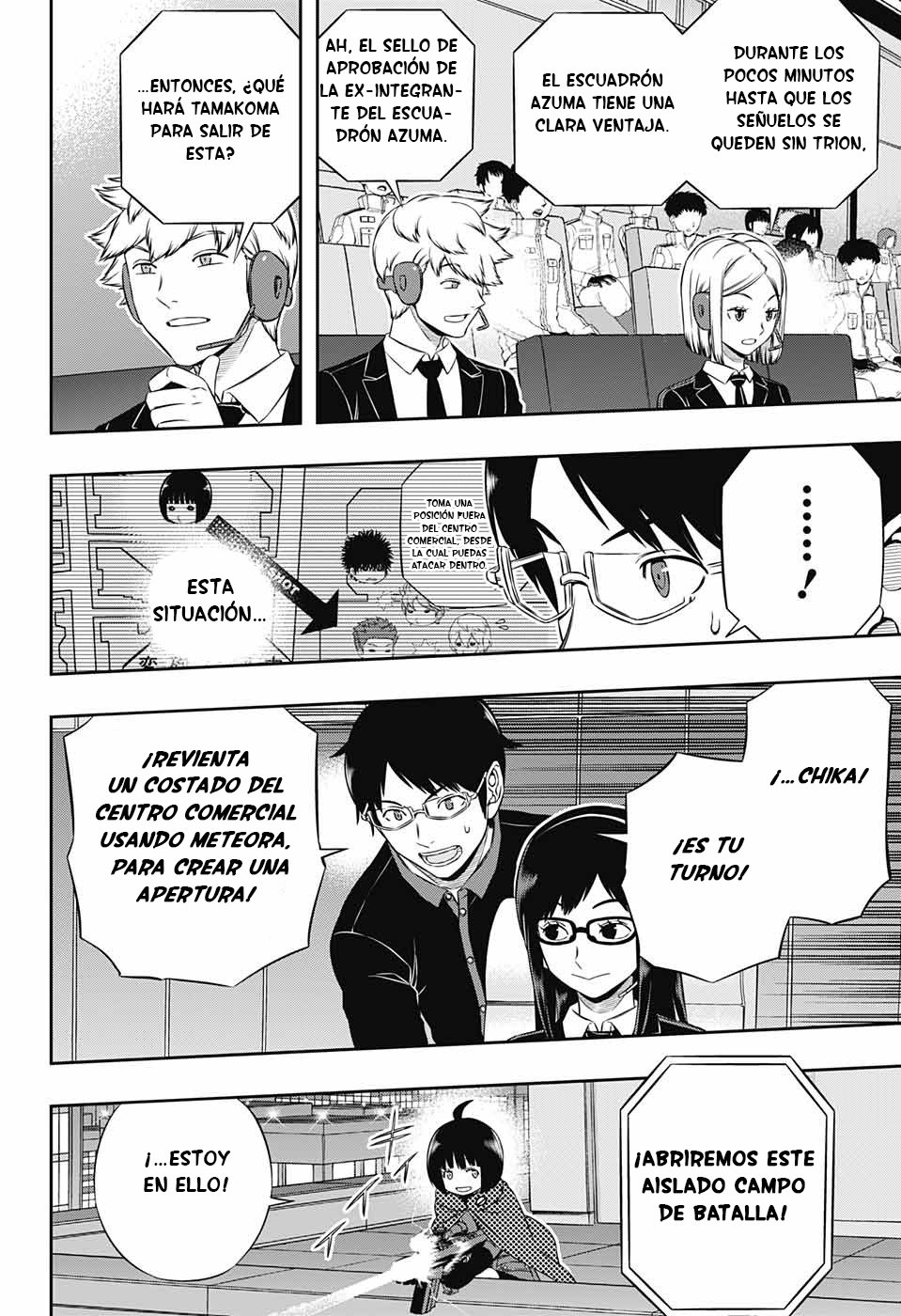 World Trigger Capitulo 173: Escuadrón Azuma página 14