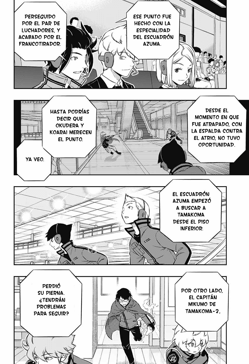 World Trigger Capitulo 173: Escuadrón Azuma página 4