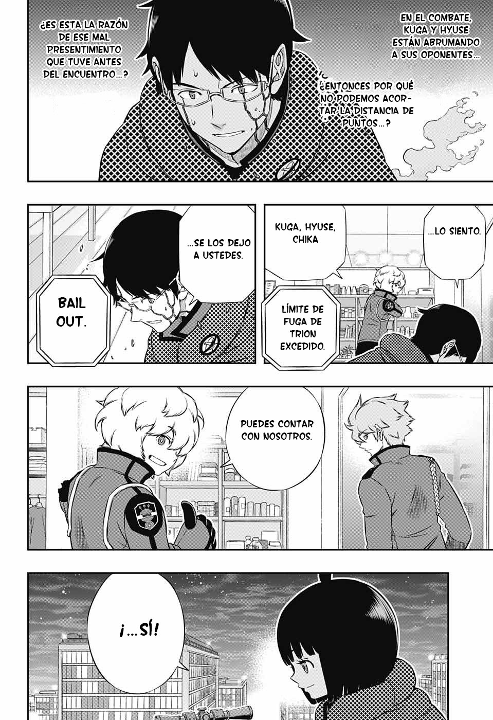 World Trigger Capitulo 173: Escuadrón Azuma página 8