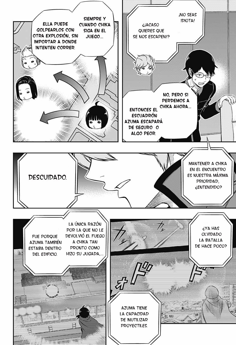 World Trigger Capitulo 174: Escuadrón Azuma (2) página 14