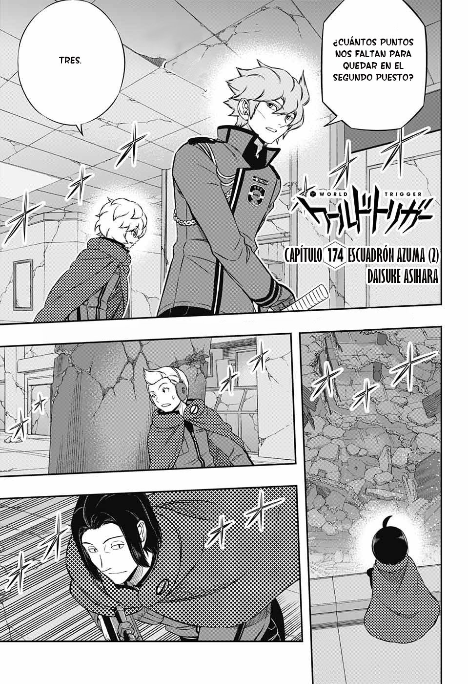 World Trigger Capitulo 174: Escuadrón Azuma (2) página 3