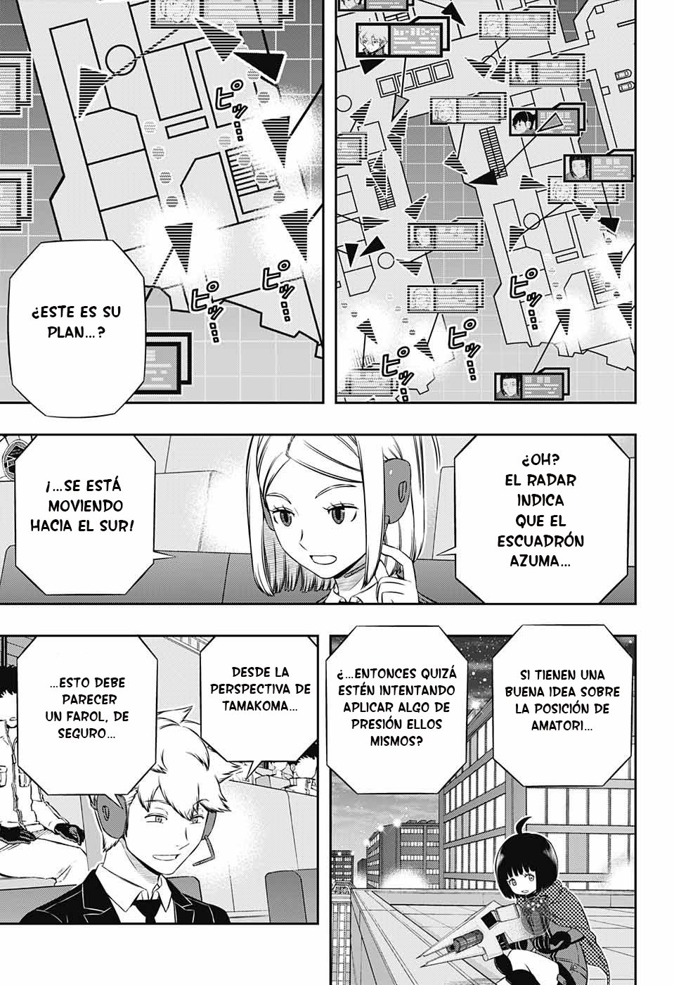 World Trigger Capitulo 174: Escuadrón Azuma (2) página 9