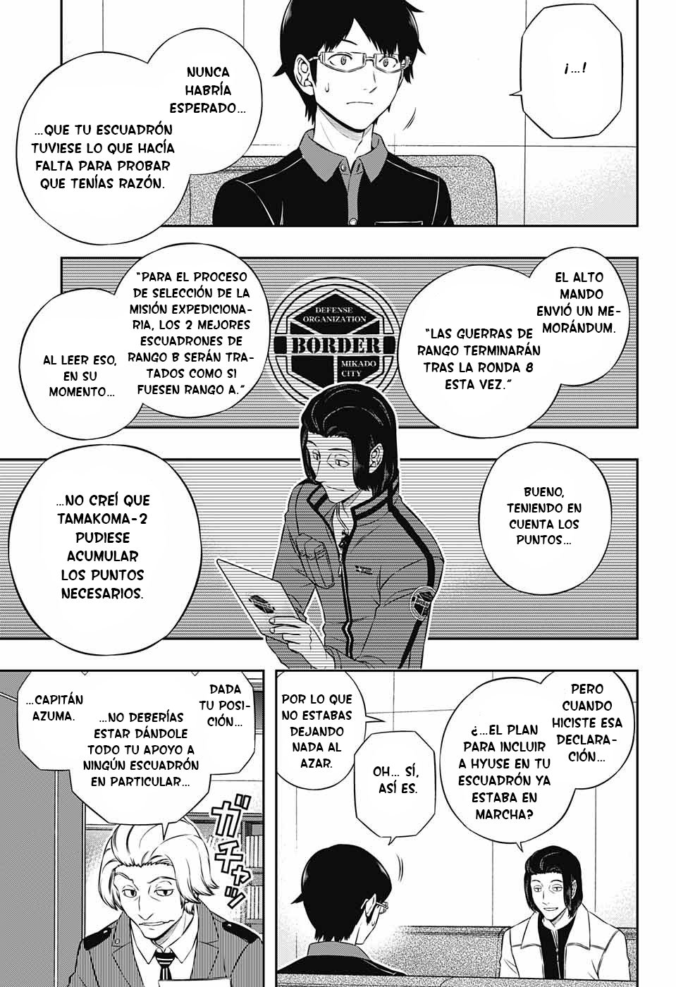 World Trigger Capitulo 177: Osamu Mikumo (17) página 7