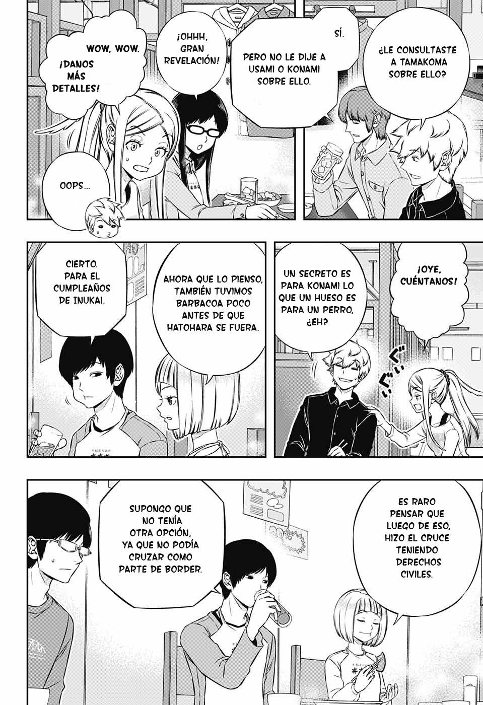 World Trigger Capitulo 178: Escuadrón Ninomiya página 8