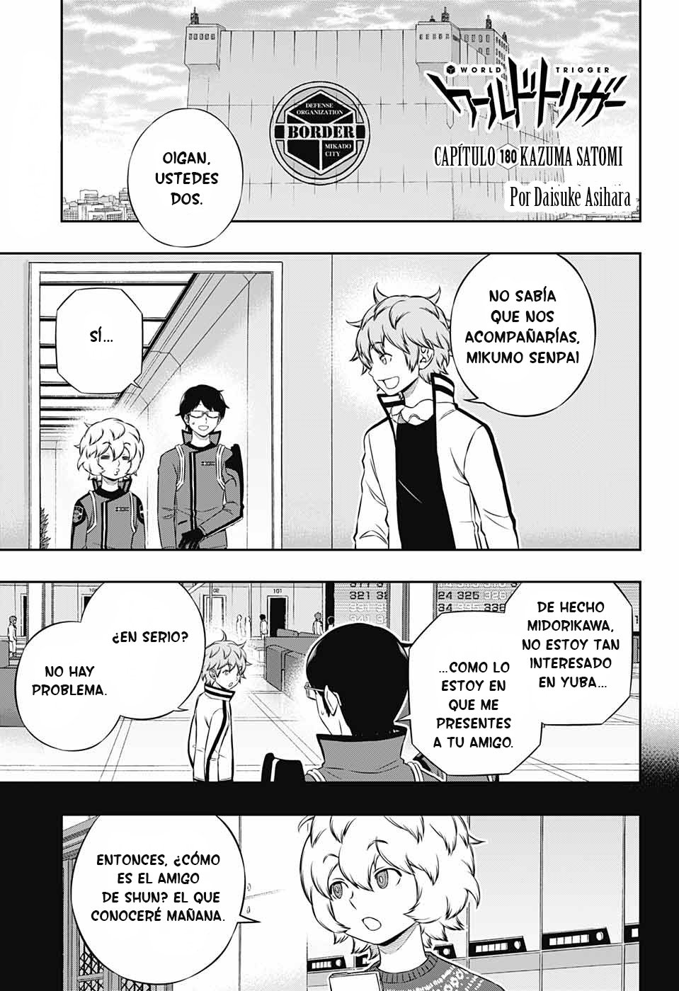 World Trigger Capitulo 180: Kazuma Satomi página 2