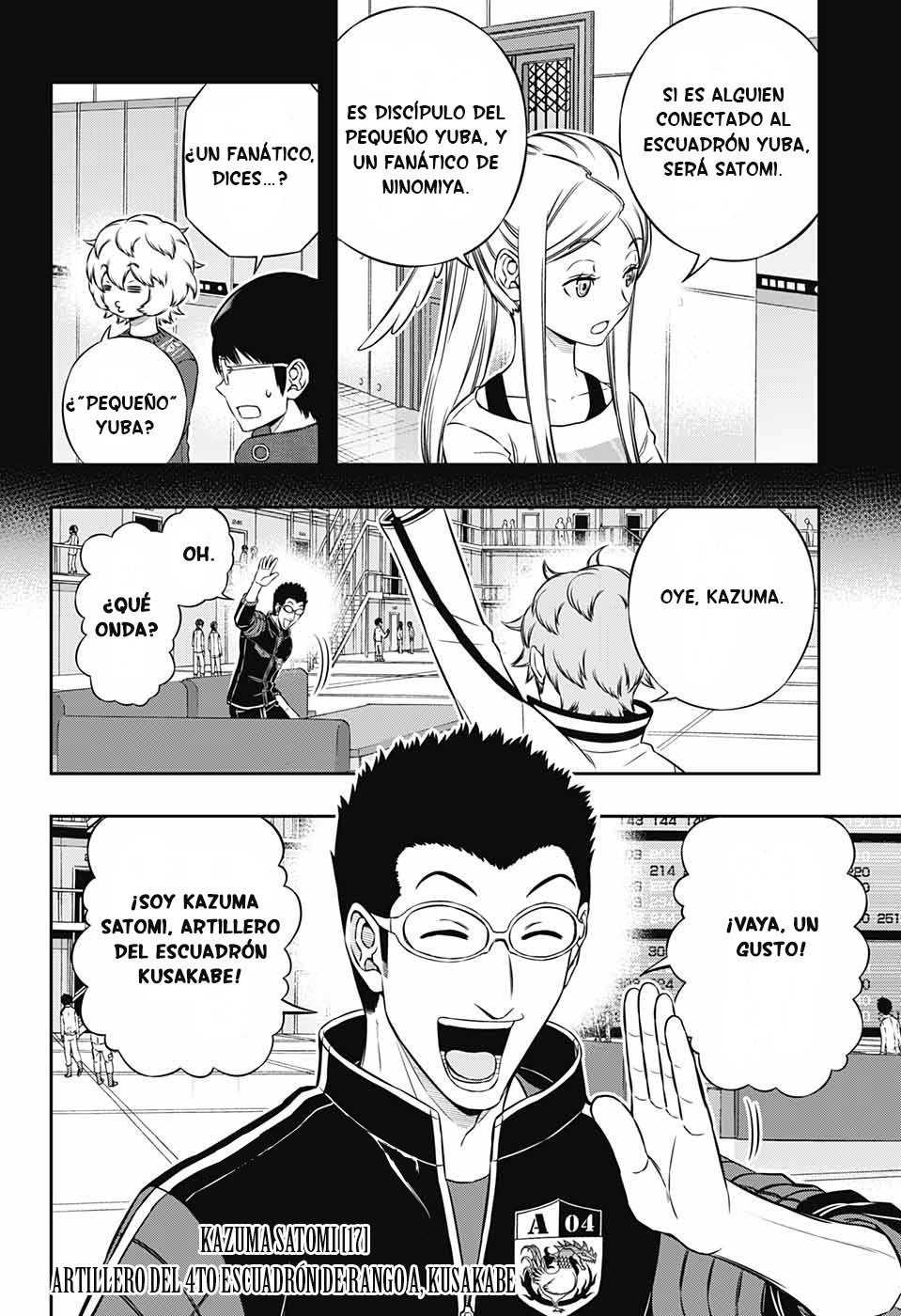 World Trigger Capitulo 180: Kazuma Satomi página 3