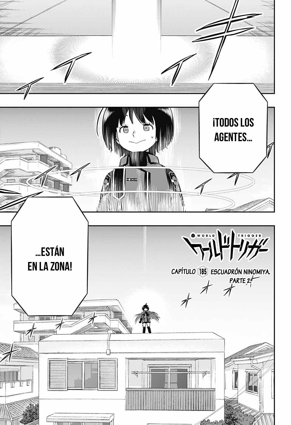 World Trigger Capitulo 185: Escuadrón Ninomiya, parte 2 página 3