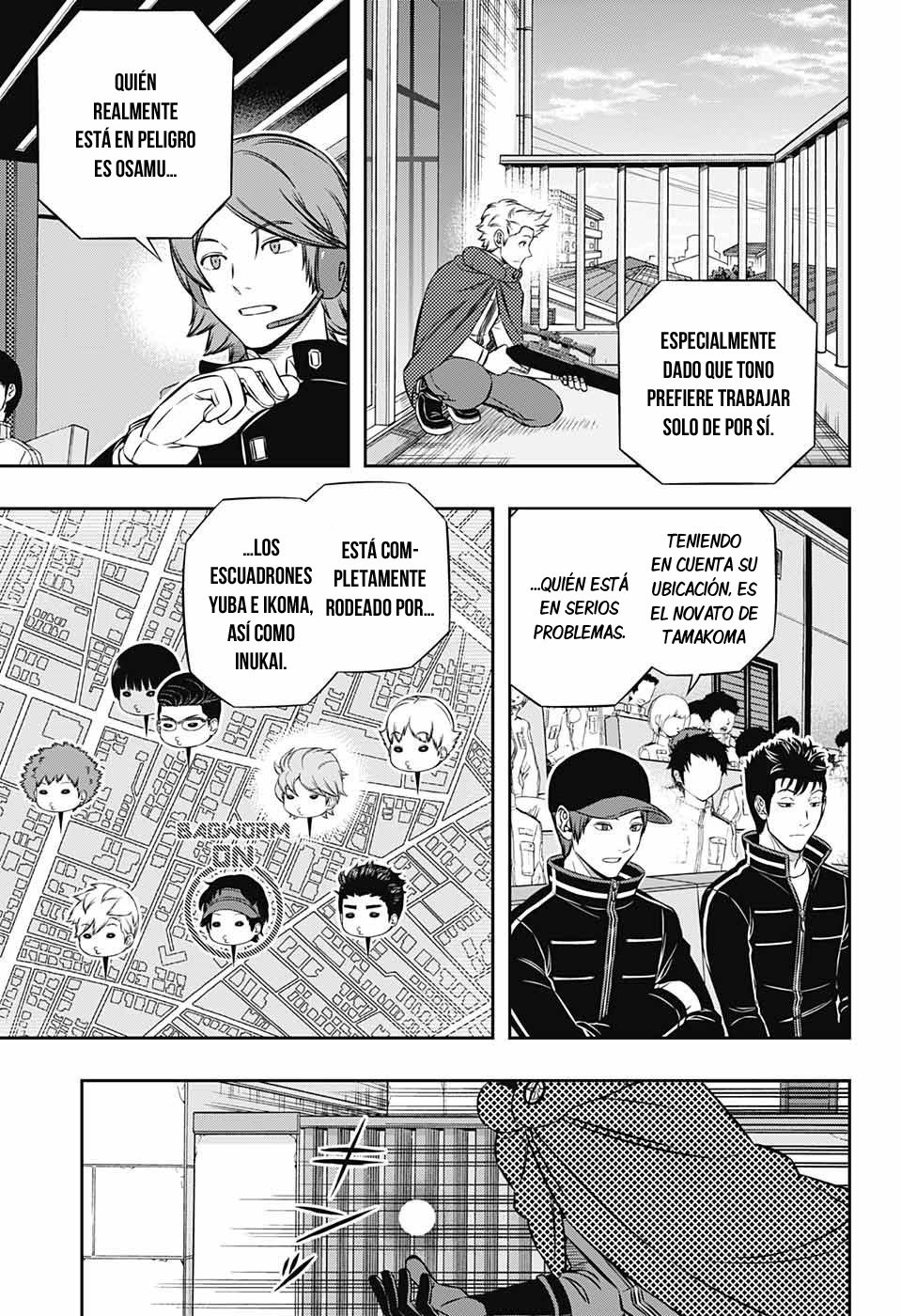 World Trigger Capitulo 185: Escuadrón Ninomiya, parte 2 página 7