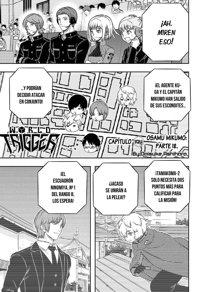 World Trigger Capitulo 194: Osamu Mikumo: Parte 18. página 3