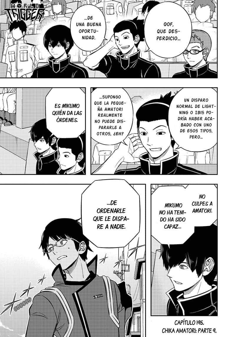 World Trigger Capitulo 195: Chika Amatori: Parte 9. página 3