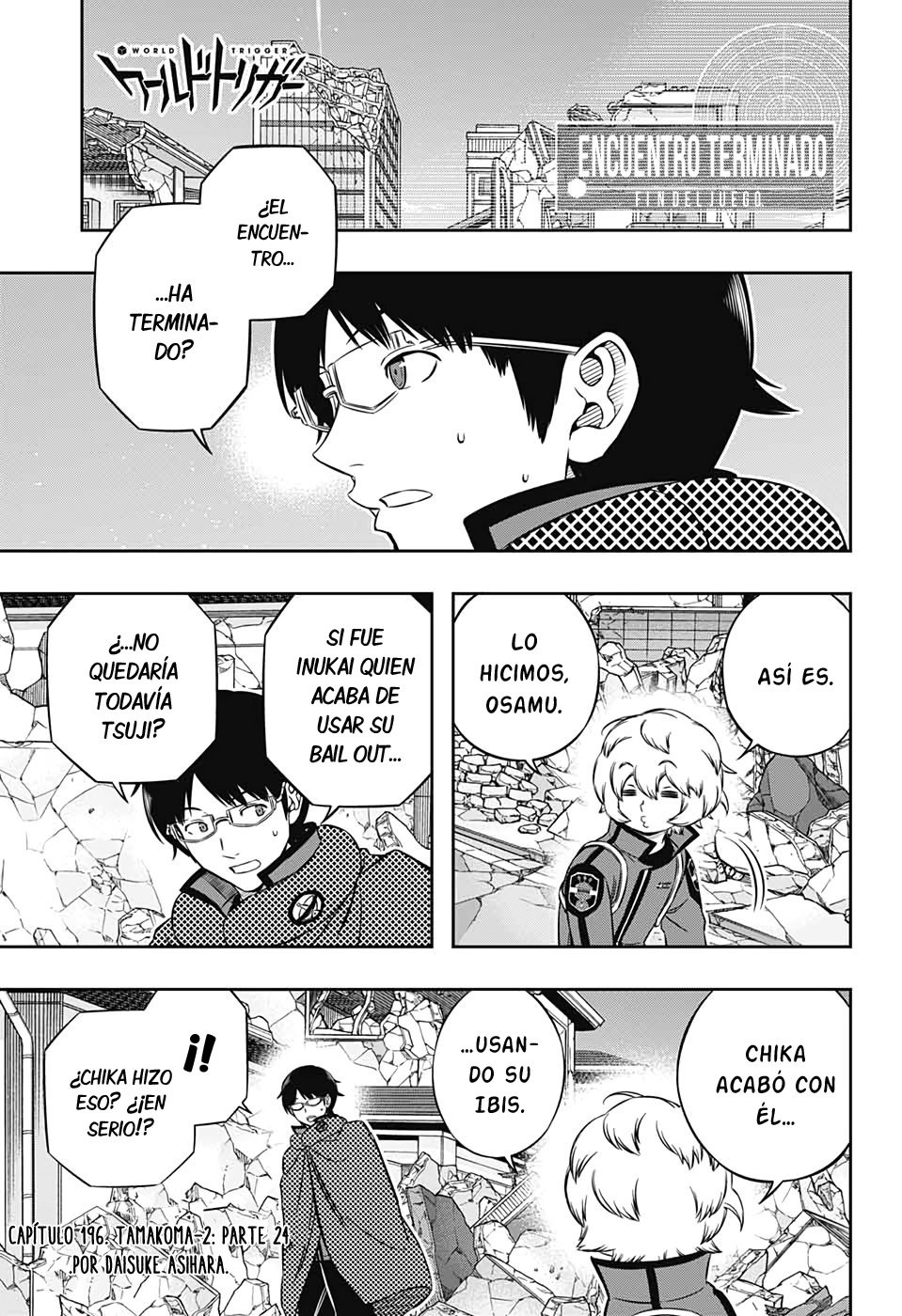 World Trigger Capitulo 196: Tamakoma-2: Parte 24 página 3