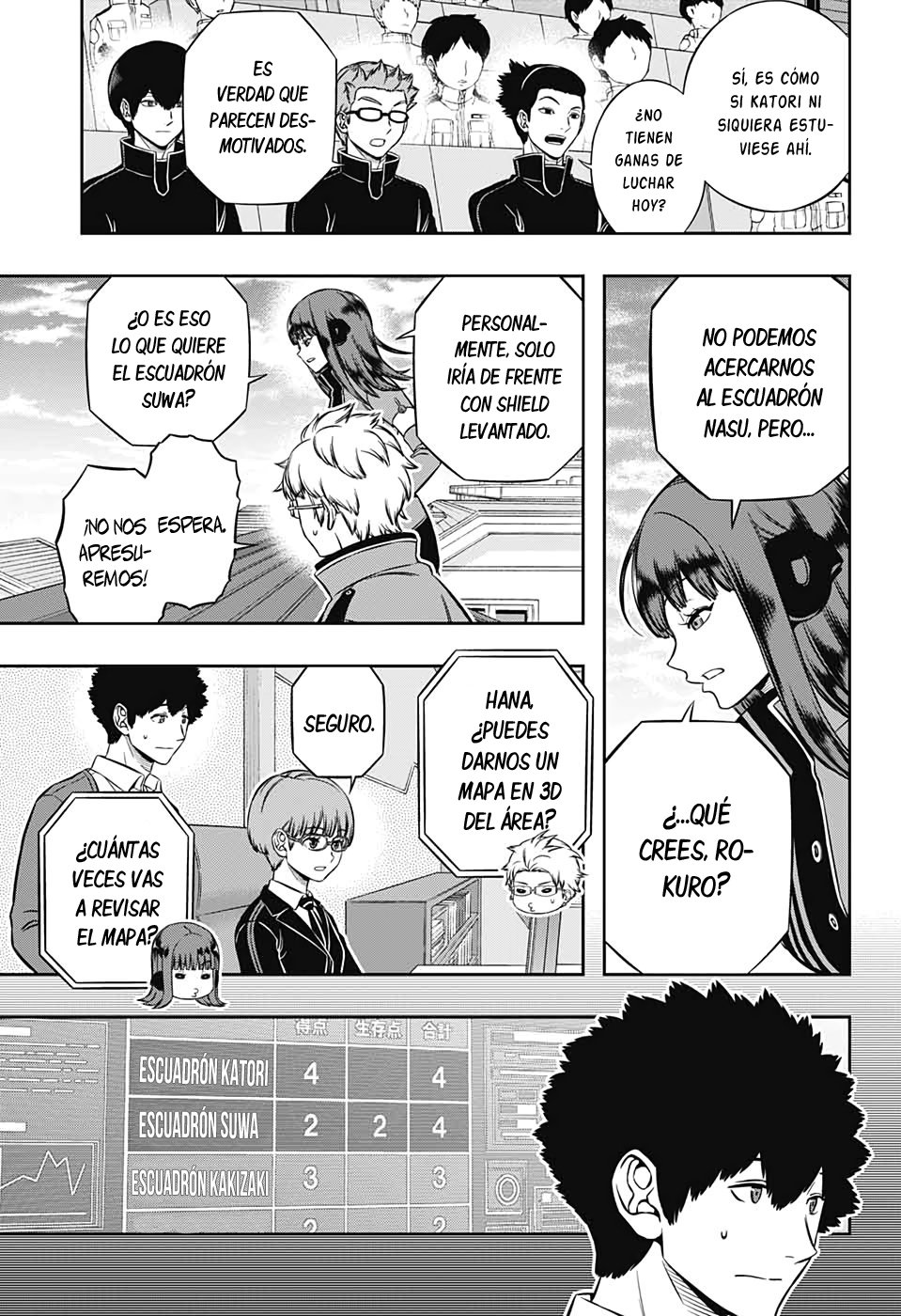 World Trigger Capitulo 197: Encuentro final del rango medio B página 16
