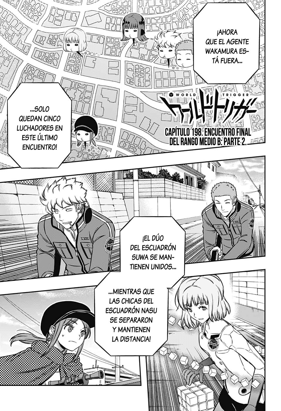 World Trigger Capitulo 198: Encuentro final del rango medio B: Parte 2. página 3