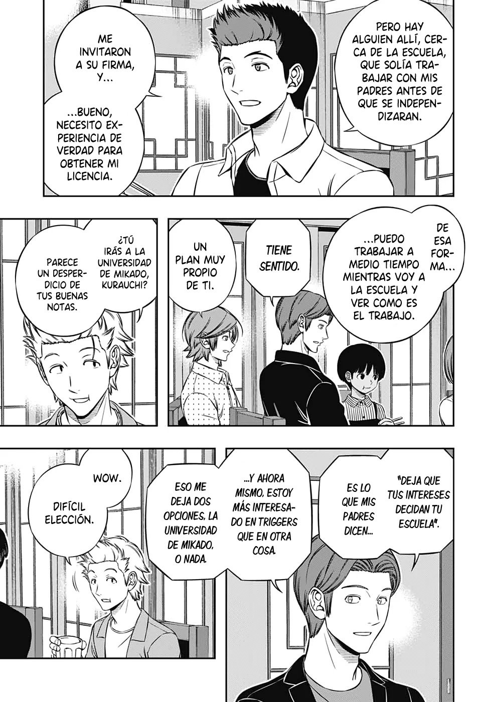 World Trigger Capitulo 199: El fin de la guerra de rango B. página 12