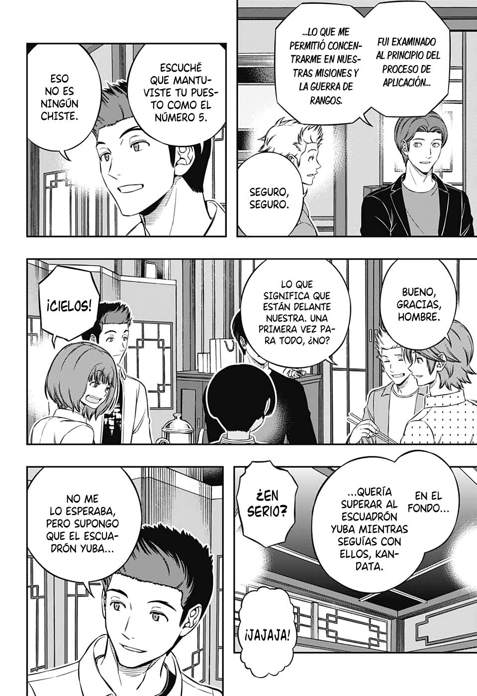 World Trigger Capitulo 199: El fin de la guerra de rango B. página 13