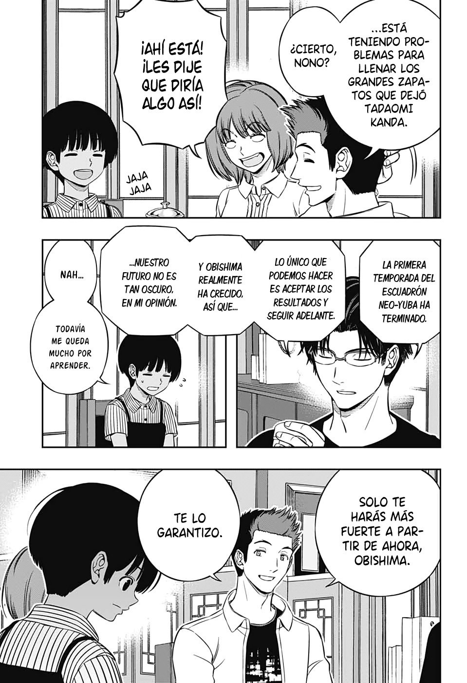 World Trigger Capitulo 199: El fin de la guerra de rango B. página 14